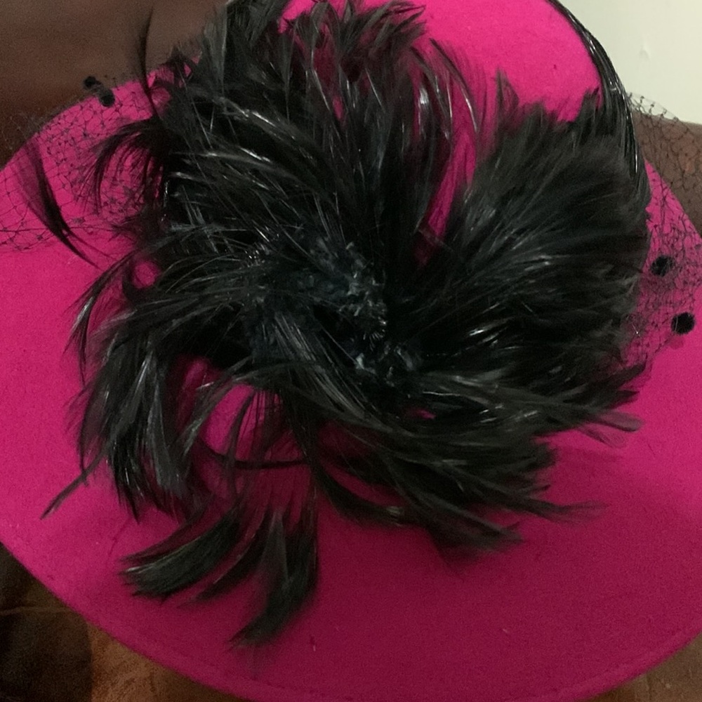 Pink with feathers! - Picture 2 of 4
